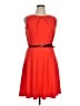 Alyx Solid Red Cocktail Dress Size 16 - photo 1