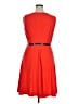 Alyx Solid Red Cocktail Dress Size 16 - photo 2