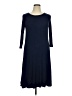 Three Dots Solid Blue Casual Dress Size XL - photo 1