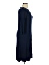 Three Dots Solid Blue Casual Dress Size XL - photo 4