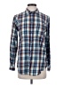 Ariat Plaid Blue Long Sleeve Button-Down Shirt Size S - photo 1