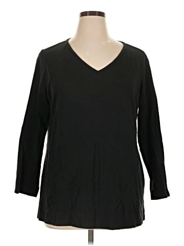 Liz Claiborne 3/4 Sleeve T-Shirt (view 1)