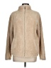 Divided by H&M 100% Polyester Solid Tan Faux Fur Jacket Size M - photo 1