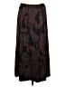 Talbots Paisley Burgundy Silk Skirt Size 12 Petite - photo 2