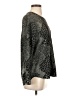 Daniel Rainn 100% Polyester Animal Print Gray Long Sleeve Blouse Size S - photo 4
