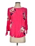 Joules 100% Viscose Pink 3/4 Sleeve Blouse Size 4 - photo 1