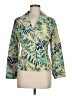 Monroe and Main Tropical Green Blazer Size 6 - photo 1
