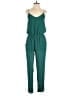 Maitai 100% Polyester Solid Green Jumpsuit Size M - photo 1