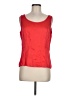 St. John Red Sleeveless Top Size M - photo 1