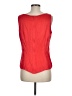 St. John Red Sleeveless Top Size M - photo 2