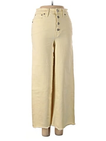 Madewell Wide-Leg Crop Jeans: Garment-Dyed Edition (view 1)