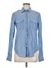 Vince. 100% Cotton Blue Long Sleeve Button-Down Shirt Size 8 - photo 1