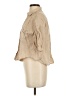 Zara Tan 3/4 Sleeve Button-Down Shirt Size S - photo 5