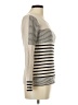 Fate Stripes Ivory Pullover Sweater Size L - photo 4