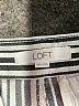 Ann Taylor LOFT Stripes Silver Jeans Size 00 - photo 7