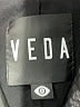 Veda 100% Leather Black Leather Jacket Size S - photo 6