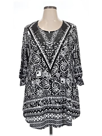 New Directions 3/4 Sleeve Blouse (view 1)