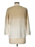 Ruby Rd. Metallic Gold Pullover Sweater Size L - photo 2