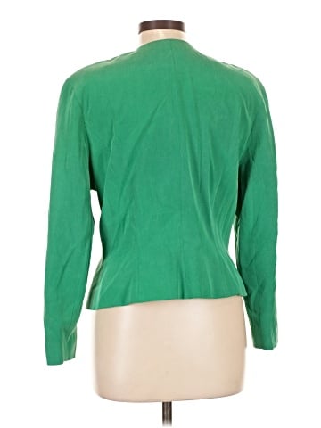 Lord & Taylor Long Sleeve Silk Top (view 2)