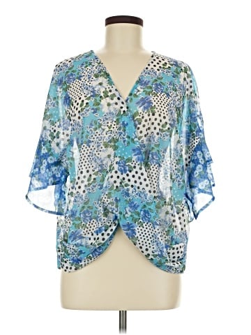 Umgee 3/4 Sleeve Blouse (view 1)