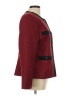 Le Suit 100% Polyester Houndstooth Red Blazer Size 12 - photo 4