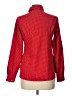Columbia 100% Polyester Houndstooth Red Long Sleeve Blouse Size L (estimated) - photo 2