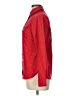 Columbia 100% Polyester Houndstooth Red Long Sleeve Blouse Size L (estimated) - photo 5