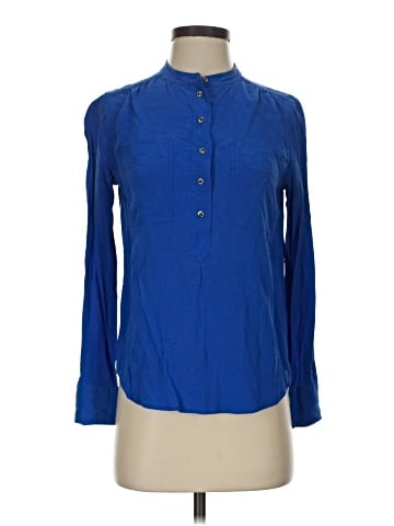 J.Crew Long Sleeve Silk Top (view 1)