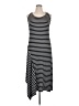Wrapper Stripes Black Casual Dress Size 1X - photo 1