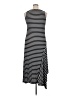 Wrapper Stripes Black Casual Dress Size 1X - photo 2