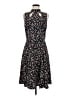 ModCloth 100% Polyester Polka Dots Black Casual Dress Size 8 - photo 1