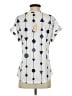 Unbranded Print Ivory Short Sleeve Blouse Size S - photo 2