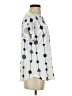 Unbranded Print Ivory Short Sleeve Blouse Size S - photo 4
