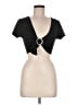 Superdown Black Short Sleeve Top Size M - photo 1