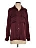 Babaton 100% Polyester Burgundy Long Sleeve Blouse Size XS - photo 1