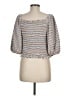 Ann Taylor LOFT Gray 3/4 Sleeve Top Size M - photo 2