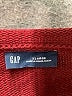 Gap 100% Cotton Solid Burgundy Pullover Sweater Size XL - photo 7