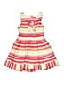 Pumpkin Patch 100% Cotton Stripes Pink Dress Size 6 - photo 1
