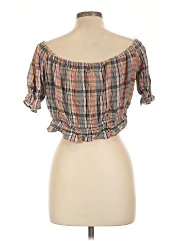 American Eagle Outfitters Short Sleeve Blouse (view 2)