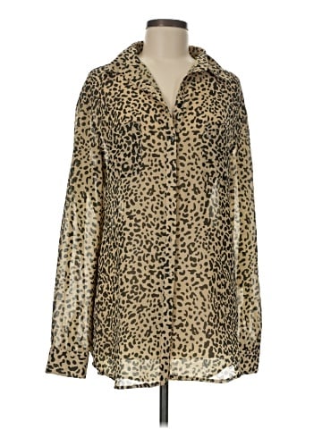 Kardashian Kollection Long Sleeve Blouse (view 1)