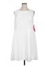 Betsey Johnson Solid White Casual Dress Size 16 - photo 1
