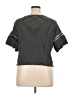 Ruby Rd. Stripes Black Short Sleeve T-Shirt Size XL Petite - photo 2
