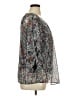 Alyx 100% Polyester Silver 3/4 Sleeve Blouse Size 0X - photo 4