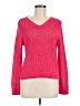 Talbots 100% Cotton Pink Pullover Sweater Size M - photo 1