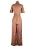 Iris & Ink Solid Brown Jumpsuit Size 6 - photo 2