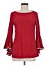 MSK Red Long Sleeve Blouse Size M - photo 1