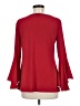 MSK Red Long Sleeve Blouse Size M - photo 2