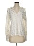 Boden 100% Cotton Polka Dots Gold Ivory Long Sleeve Blouse Size 4 - photo 1