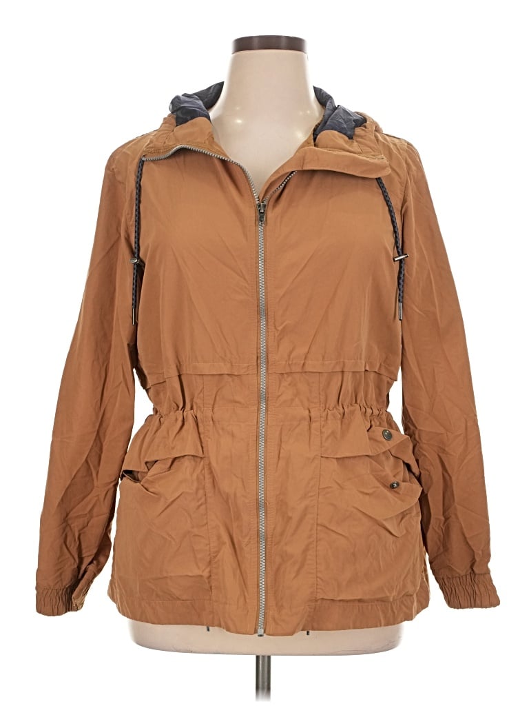 Pre-owned Columbia Raincoat In Brown