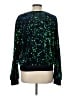 By Anthropologie 100% Polyester Stars Green Pullover Sweater Size L - photo 2